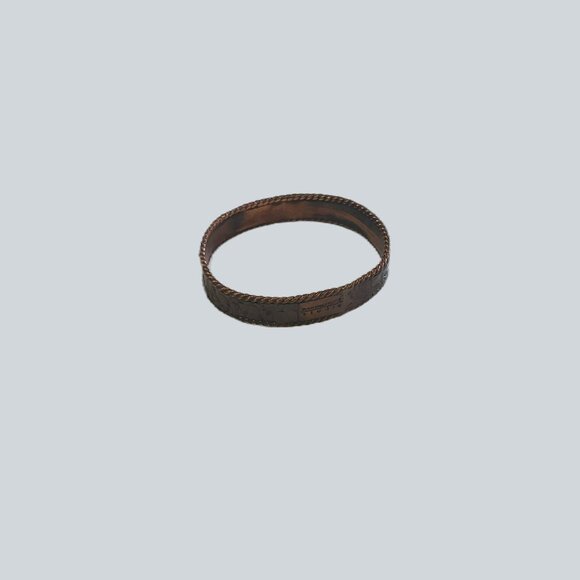 Karyn Chopik Bangle with Beveled Edge (Bronze) - Picture 2 of 3